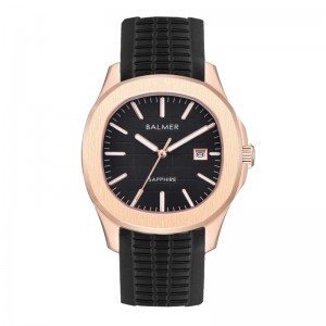 Balmer B-8201M-RG-4 Rosegold Black Rubber